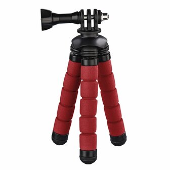 Hama Ministatief Flex Voor Smartphone En GoPro 14 Cm Rood