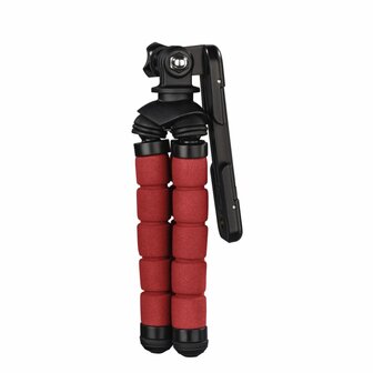 Hama Ministatief Flex Voor Smartphone En GoPro 14 Cm Rood