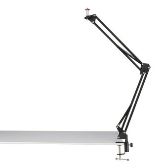 Hama Flexibele Scharnierarm 700 &frac14; Max. 70 Cm Met Tafelklem Voor Ringlamp