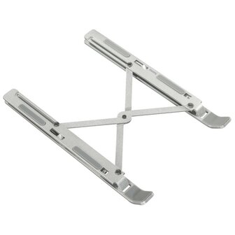 Hama Notebook-stand Aluminium Inklapbaar Kantelb. Tot 39 Cm (15,4) Zilver