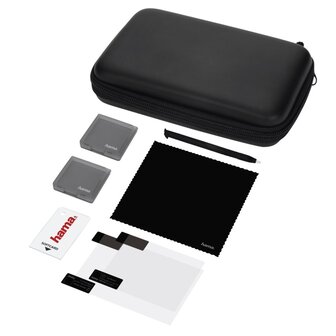 Hama 7-in-1 Set Met Toebehoren Basic Voor Nintendo New 3DS XL Zwart