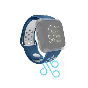 Hama Sportpolsband Voor Fitbit Versa 2/Versa (Lite) Ademend Horlogebandje Bl.