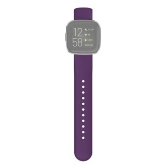 Hama Polsband Voor Fitbit Versa 2/Versa (Lite) Vervangende Sil. Polsband Paars