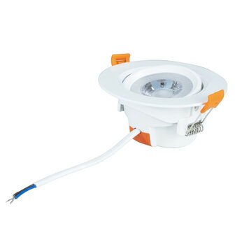 Xavax Led-inbouwspot Set Van 3 7W 450lm Lichtkleur: Warm Wit Fitting: Wit