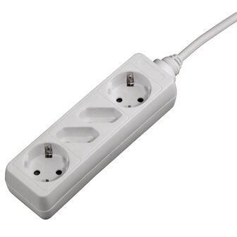 Hama Distribution Panel 4 Sockets Child-proof 1.4 M White