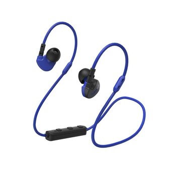 Hama Bluetooth&reg;-koptelefoon Freedom Athletics In-ear Microfoon Zwart/blauw