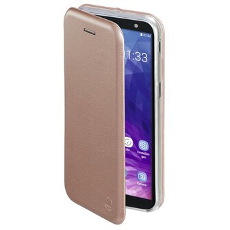 Hama Booklet Curve Voor Samsung Galaxy J6+ Ros&eacute;goud