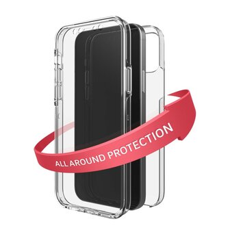 Black Rock 360&deg; Clear Cover for Apple iPhone 12 Mini Transparent