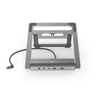 Hama USB-C-dockingstation Connect2Office Stand Notebook-houder 12 Poorten