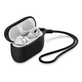 Hama Beschermhoes Fantastic Feel voor Oplaadcase AirPods Pro 2e Gen. Zwart