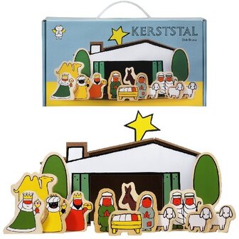 Dick Bruna Houten Kerststal