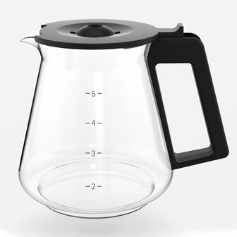 WMF KITCHENminis Koffiezetapparaat met Glazen Kan 710W 0.6L Zwart/RVS