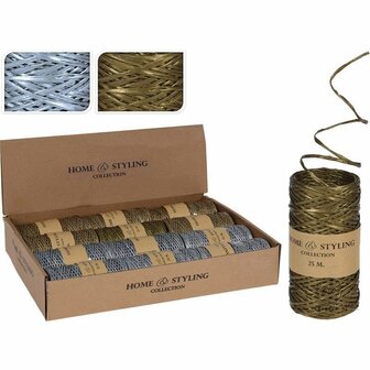 Home Styling Collection Lint met Metaaldraad 250 cm Assorti