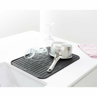 Brabantia SinkSide Afdruipmat Donkergrijs/Silicone