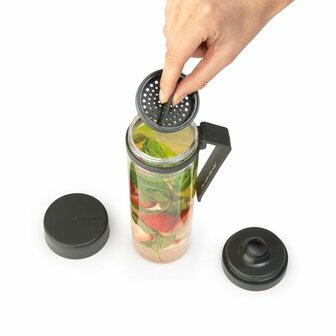 Brabantia Make &amp; Take Waterfles 0.5L Donkergrijs