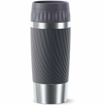 Tefal Travel Mug Easy Twist Thermobeker 0.36L Antraciet