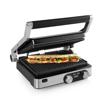 Princess 117310 Digital Grill Master Pro Grill RVS/Zwart