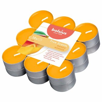 Bolsius True Scents Mango Geurtheelichten 18 Stuks