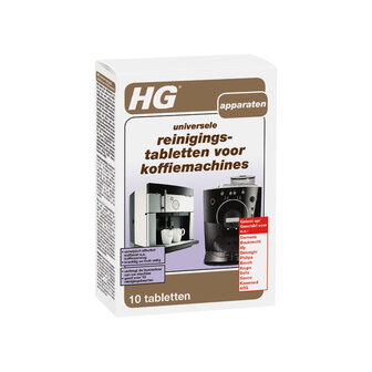 HG Reinigingstabletten voor Koffiemachines 10 Stuks