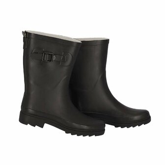 XQ Footwear Dames Regenlaarzen Maat 42 Zwart/Rubber