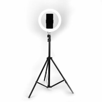 Selfie Ringlamp 26 Cm Met Statief 210cm