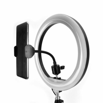 Selfie Ringlamp 26 Cm Met Statief 210cm