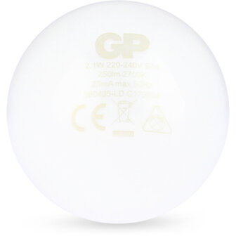 GP Lighting Gp Led Mini Globe Bl 2,5w E14