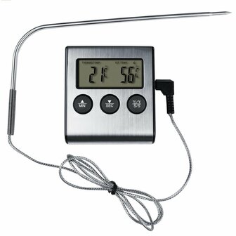 Steba AC11 Digitale Braadthermometer Zilver