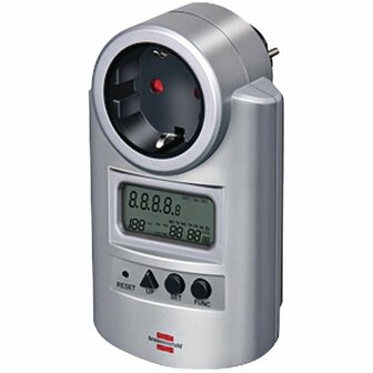 Brennenstuhl BN-PM231 Energie Power Meter met Klok en Meetfuncties