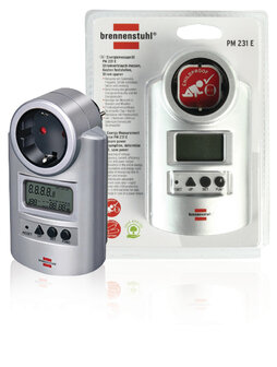 Brennenstuhl BN-PM231 Energie Power Meter met Klok en Meetfuncties