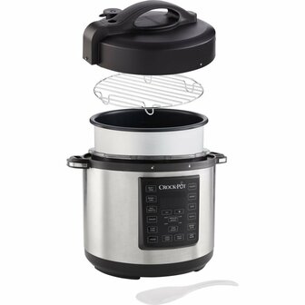 Crock-Pot CR051 Express Pot Multi Cooker 5.7L RVS/Zwart