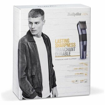 Babyliss E976E Titanium Tondeuse Grijs