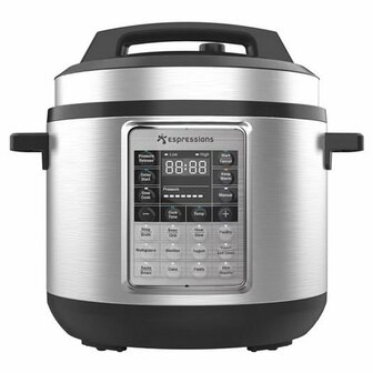 Espressions EP6000 Smart Pressure Cooker 5.7L RVS/Zwart