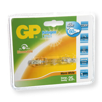 Gp GP-060406-HL Halogeenlamp Recht Energiebesparend R7s 48 W