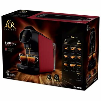 Philips LM9012/50 LOr Barista Sublime Capsule Koffiezetapparaat Rood/Zwart