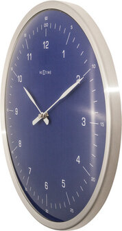 NeXtime NE-3243BL Wandklok 60 Minutes &Oslash;33 Metaal Blauw