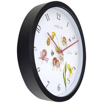 NeXtime NE-4316 Buitenklok Silene 30.5 cm Zwart/Wit