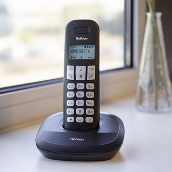 Profoon PDX-1100 DECT Telefoon Zwart