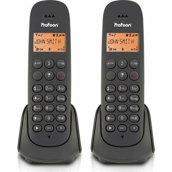 Profoon PDX620 DECT Telefoons 2 Stuks Zwart