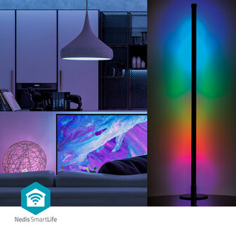 Nedis WIFILD20RGBW Smartlife Sfeerverlichting Wi-fi Tube 180 Lm Rgbic / Warm Tot Koel Wit 2700 - 6500 K 10 W Metaal / Siliconen