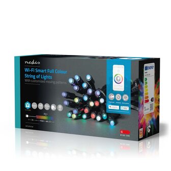 Nedis WIFILP01C48 Smartlife Decoratieve Led Feestverlichting Wi-fi Rgb 48 Led&#039;s 10.80 M Android&trade; / Ios