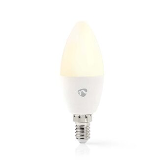 Nedis WIFILRC10E14 Smartlife Multicolour Lamp Wi-fi E14 470 Lm 4.9 W Rgb / Warm To Cool White Android&trade; / Ios Kaars