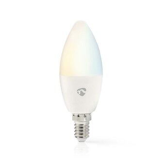 Nedis WIFILRW10E14 Smartlife Led Bulb Wi-fi E14 470 Lm 4.9 W Warm To Cool White Energieklasse: F Android&trade; / Ios Kaars