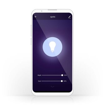 Nedis WIFILRW10E27 Smartlife Led Bulb Wi-fi E27 806 Lm 9 W Warm To Cool White Energieklasse: F Android&trade; / Ios Peer