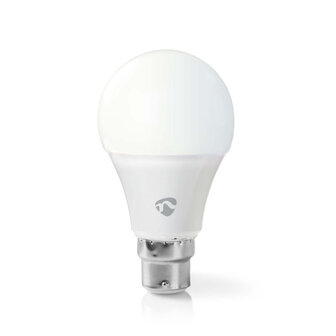 Nedis WIFILW12WTB22 Smartlife Led Bulb Wi-fi B22 800 Lm 9 W Warm Wit 2700 K Energieklasse: A+ Android&trade; &amp; Ios A60