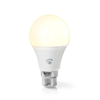 Nedis WIFILW12WTB22 Smartlife Led Bulb Wi-fi B22 800 Lm 9 W Warm Wit 2700 K Energieklasse: A+ Android&trade; &amp; Ios A60