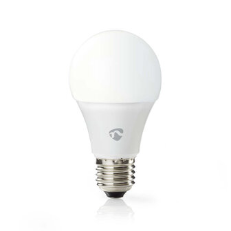 Nedis WIFILW12WTE27 Smartlife Led Bulb Wi-fi E27 800 Lm 9 W Warm Wit 2700 K Energieklasse: A+ Android&trade; &amp; Ios Diameter: 60 Mm A60