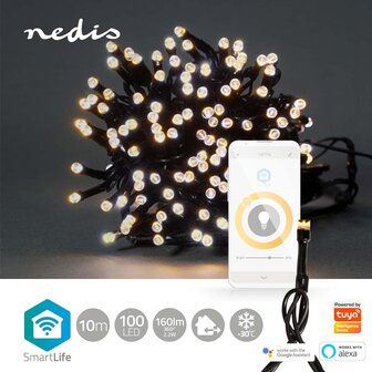 Nedis WIFILX01W100 Smartlife Decoratieve Led Wi-fi Warm Wit 100 Led&#039;s 10.0 M Android&trade; / Ios