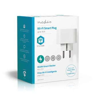 Nedis WIFIP130FWT Wi-fi Smart Plug Schuko Type F 10 A