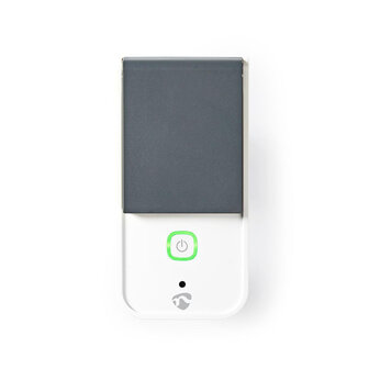 Nedis WIFIPO120FWT Wi-fi Smart Stekker Voor Buiten Spatwaterbestendig Ip44 Verbruiksmonitor Schuko Type F 16 A